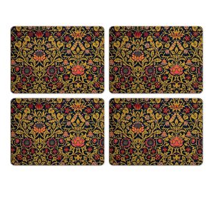 Set of 4 Violet & Columbine Placemats by William Morris Collection®