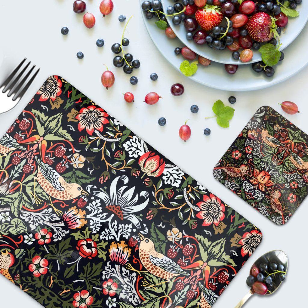 Strawberry Thief Luxury Placemat by William Morris Collection®