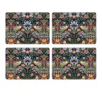 Strawberry Thief Placemats Set of 4 by William Morris Collection®