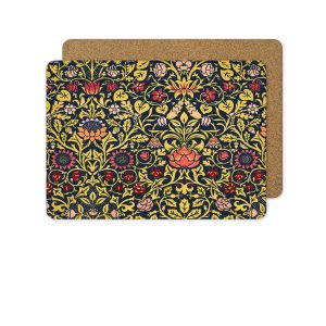 Violet & Columbine Placemat Arts & Crafts Design by William Morris Collection®