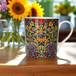 William Morris Collection® Violet & Columbine, Fine Bone China Mug, 300ml