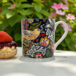 William Morris Collection Strawberry Thief Mug Fine Bone China