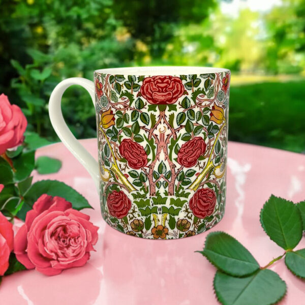 Bird & Rose Mug by William Morris Collection® - Fine Bone China