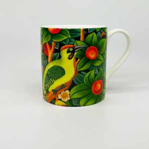 William Morris Collection® Green Woodpecker Mug Fine Bone China