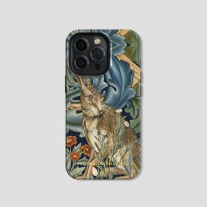 William Morris Forest Hare Phone Case