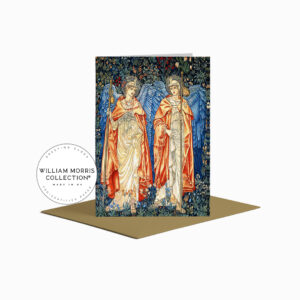 Angeli Ministrantes A5 Blank Greeting Card by William Morris Collection®