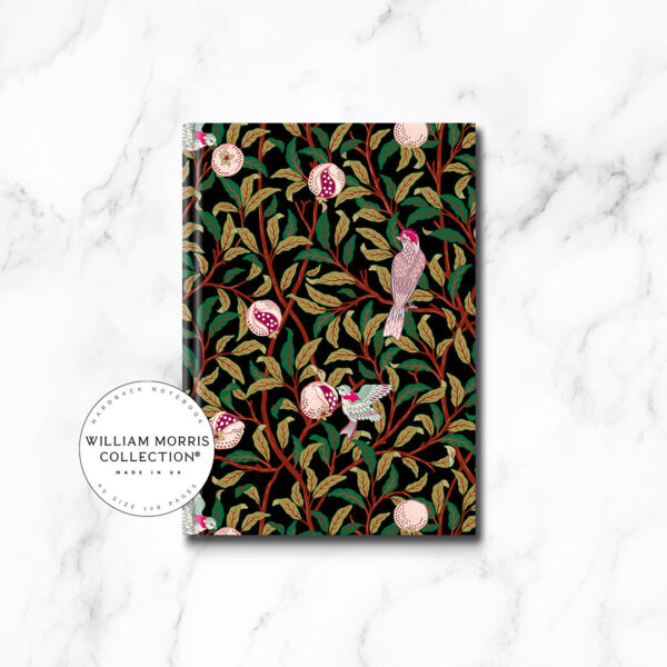 Bird and Pomegranate A5 Hardback Notebook William Morris Collection®