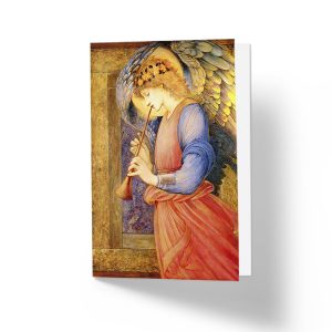 An Angel Playing a Flageolet Blank Greeting Card