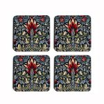 Set of 4 Snakeshead Coasters by William Morris Collection®