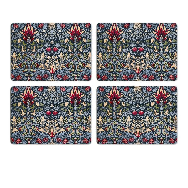 Set of 4 Snakeshead Placemats by William Morris Collection®