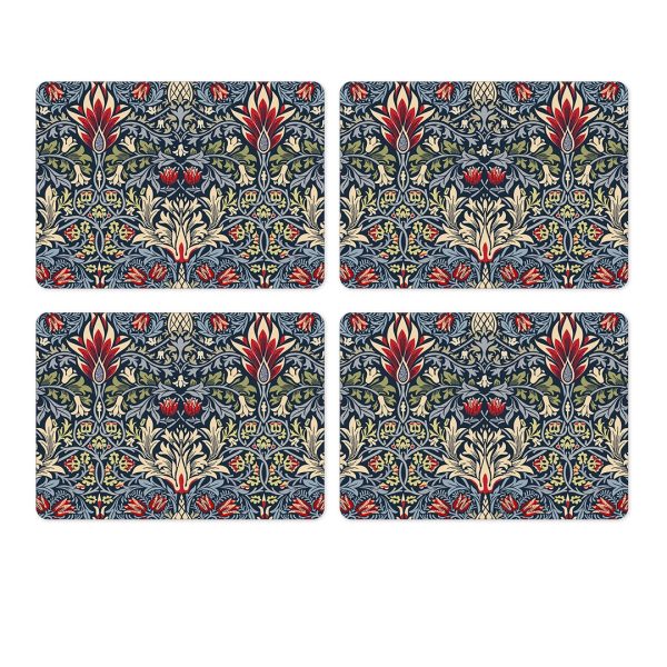 Snakeshead Placemats Set of 4 by William Morris Collection®