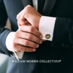 William Morris Collection Strawberry Thief Cufflinks