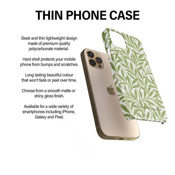 Thin Phone Case by William Morris Collection