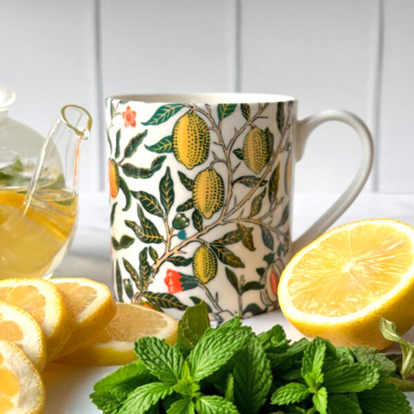 William Morris Collection® Fruit & Pomegranate Mug, Fine Bone China Mug