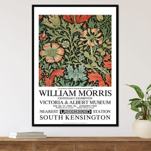 William Morris Compton Exhibition Poster Framed Print