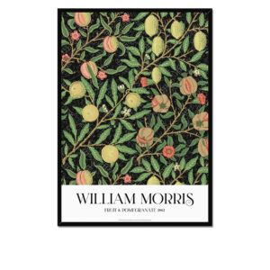 William Morris Fruit & Pomegranate Framed Giclée Art Print