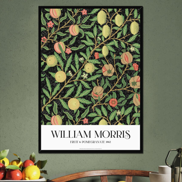Fruit Wallpaper by William Morris Framed Print