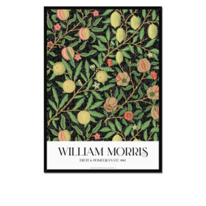 William Morris Fruit & Pomegranate Framed Giclée Art Print
