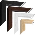 Stained Ash Wood Picture Frames