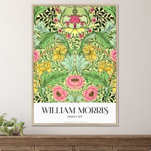 Myrtle Wallpaper Art Print by William Morris Collection