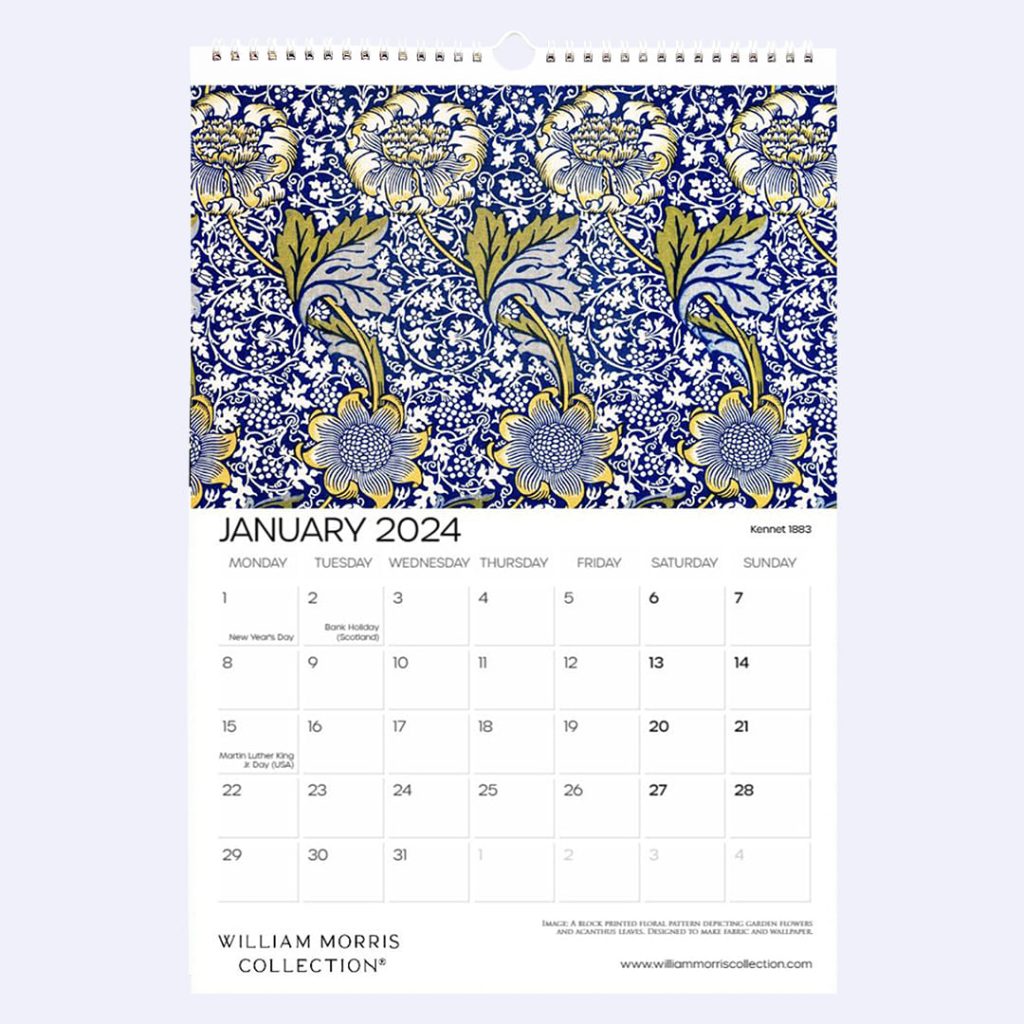 2024 Calendars - William Morris Collection®