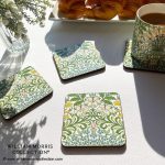 Garden Floral Drink Coasters Set of 4 Set of 4 by William Morris Collection®