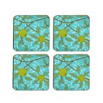Set of 4 Apple Tree Coasters by William Morris Collection®
