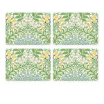 Garden Floral Placemats Set of 4 by William Morris Collection®