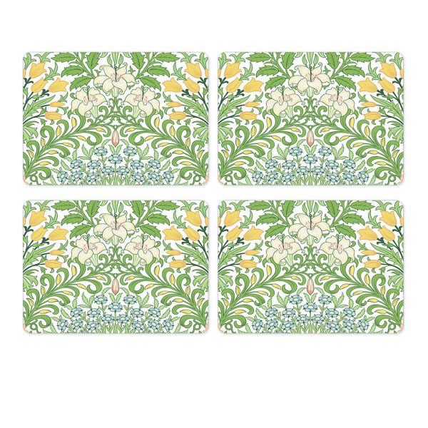 Garden Floral Placemats Set of 4 by William Morris Collection®