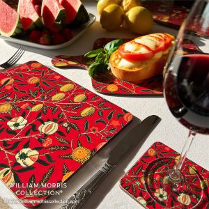 Red Lemon Placemats by William Morris Collection®