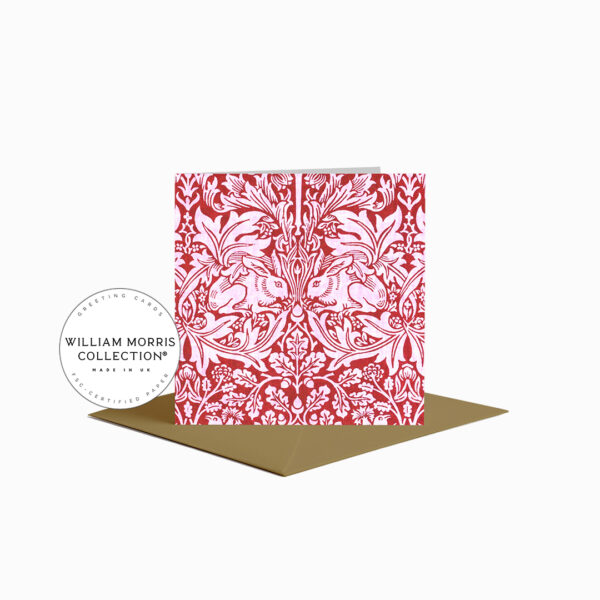 William Morris Collection® Brother Rabbit Blank Greeting Card