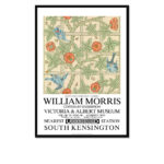 William Morris Trellis Exhibition Poster Framed Print
