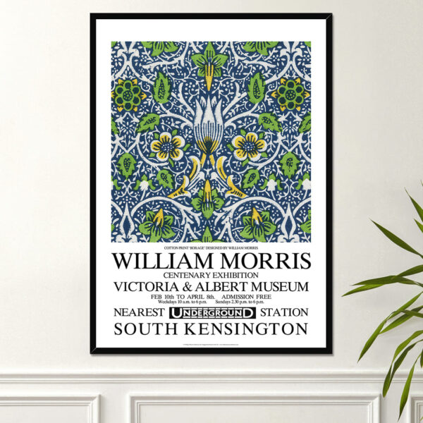 William Morris Borage Wall Art