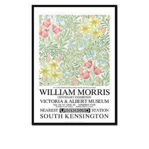 William Morris Bower Exhibition Poster Framed Print