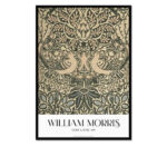 William Morris Dove and Rose Framed Giclée Art Print